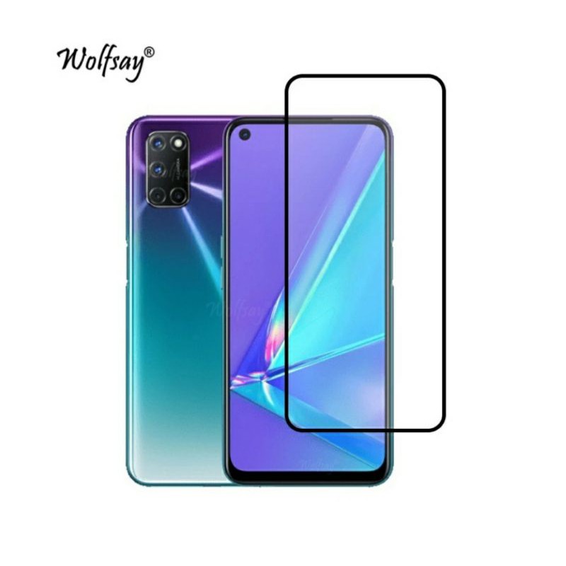 PROMO Tempered Glass Oppo A92 Anti Gores Kaca Full Layar High Quality