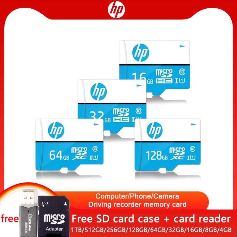 Hp Memory Card Micro sd 512gb 8gb 16gb 32gb 128g class10 64gb TF Original