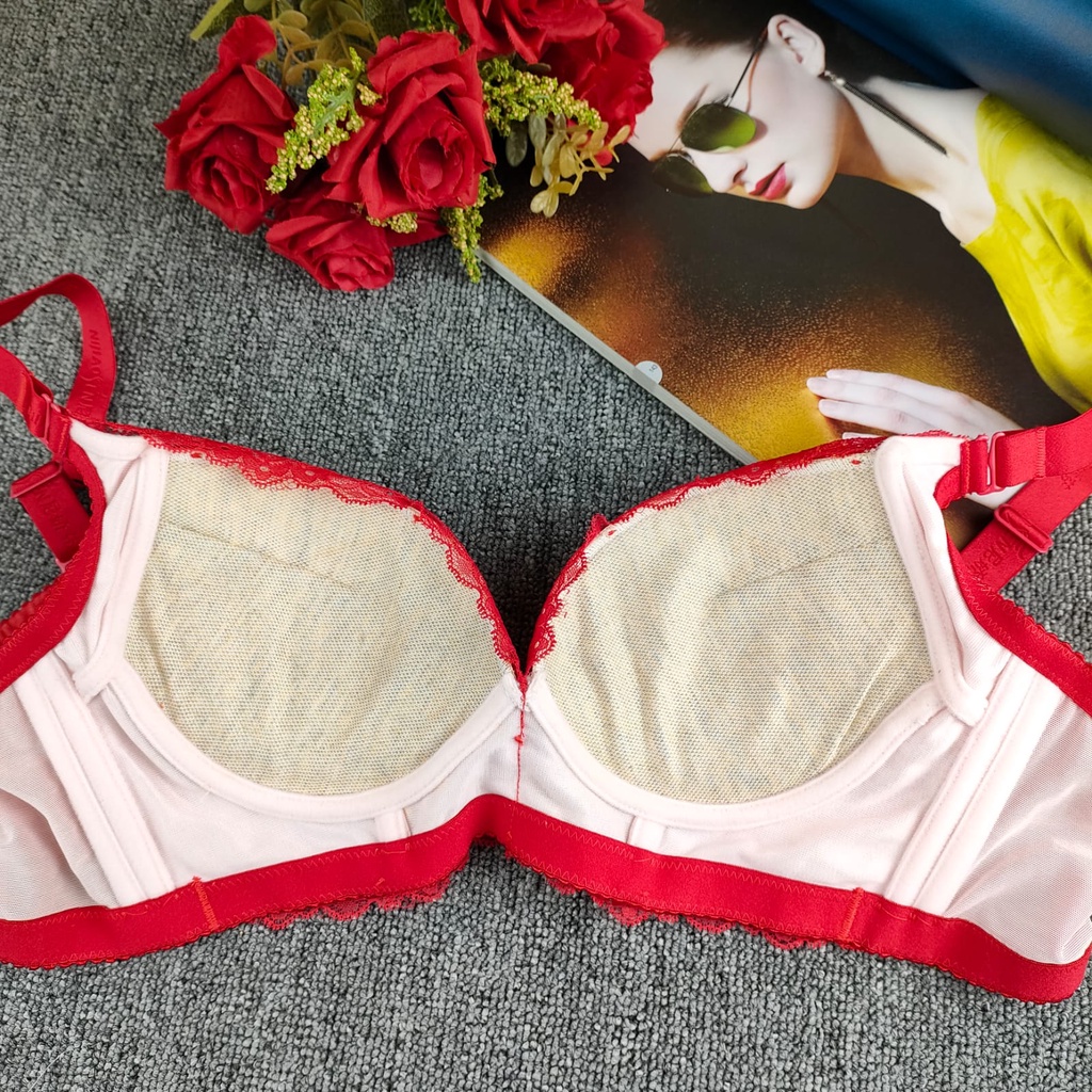 BRA WANITA BW-6185 IMPORT ADA KAWAT BUSA SUPER TEBAL SIZE 32-38