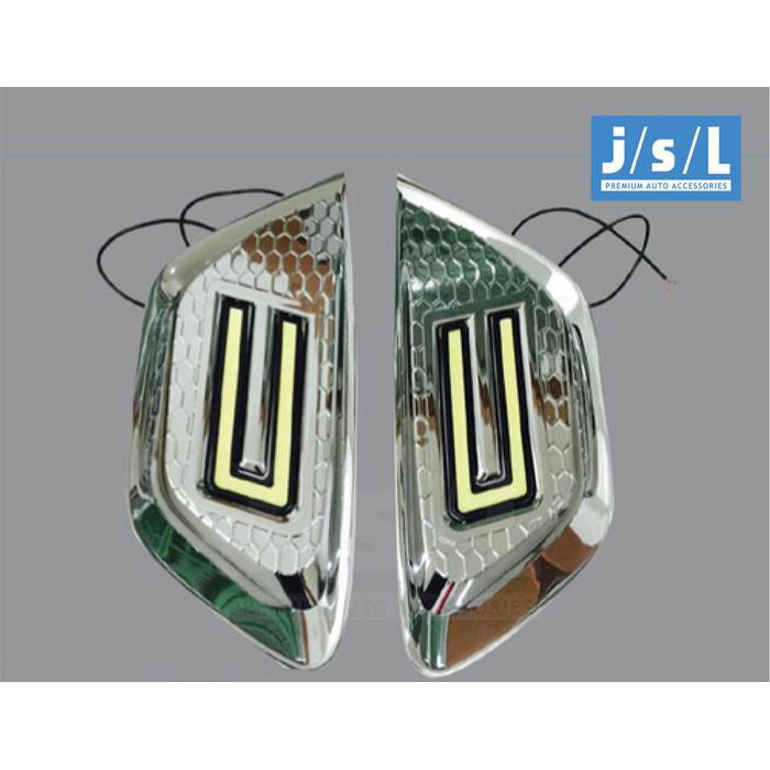 Datsun GO  Cover Lampu Kabut JSL Krom-Fog Lamp Cover Chrome with DRL