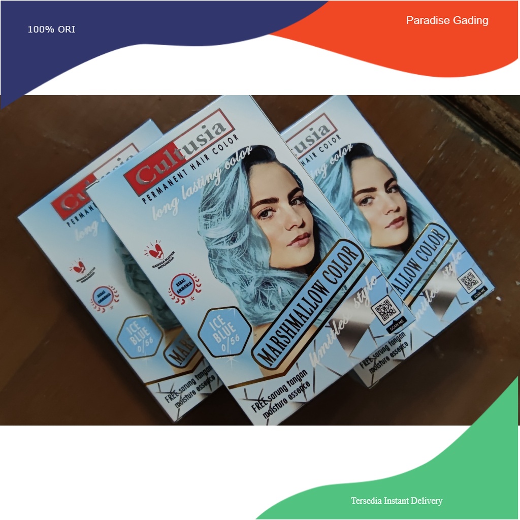 CULTUSIA MARSMALLOW COLOUR ICE BLUE  30 ML