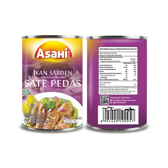 

Gg01Hh Asahi Paket Premium Sarden Goreng 155 Gr Ds01Gkk