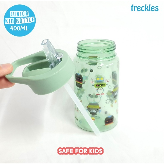 Freckles Junior Kids Bottle 400ml - Botol Minum Ringan Anak Junior Botol Minum BPA Free 400ml
