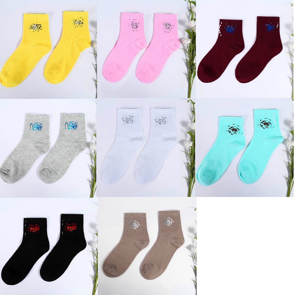 HC Kaos Kaki Tinggi Karakkter Kartun Kpop Bahan Adem Kaos Kaki Panjang Karakter Import-4