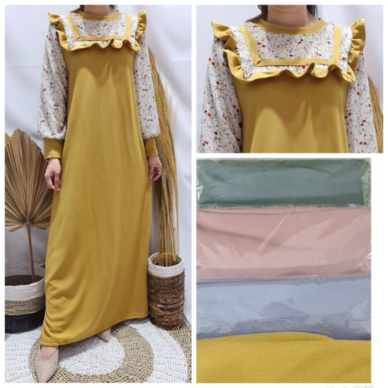 GAMIS CAVELL KNIT KOMBINASI CERUTTY / GAMIS KNIT CAVELL