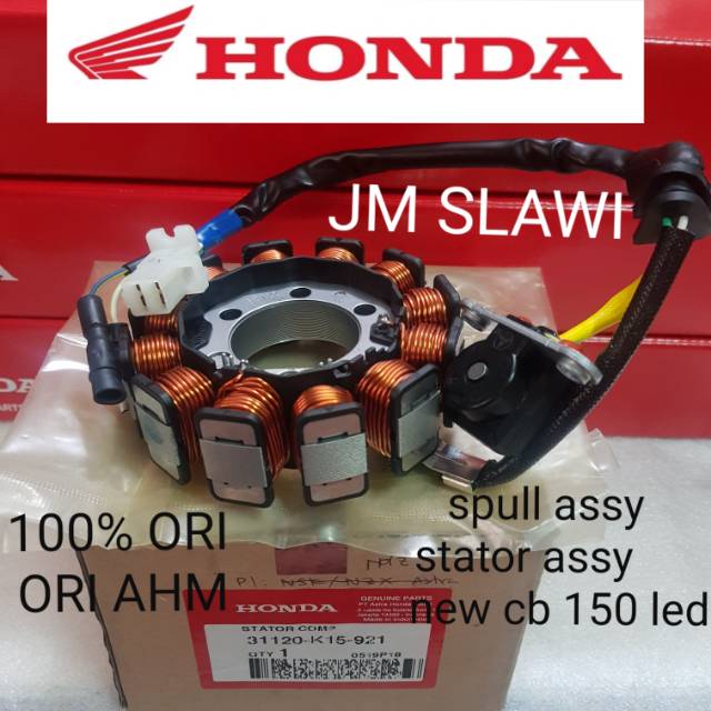 31120-K15-921 stator comp stator assy spul spol assy new cb 150r led ori ahm