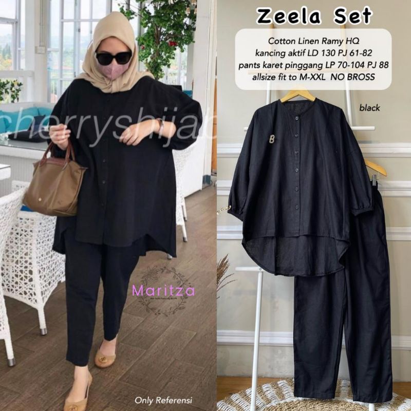 ZEELA SETELAN ONESET BY MARITZA LINEN RAMI