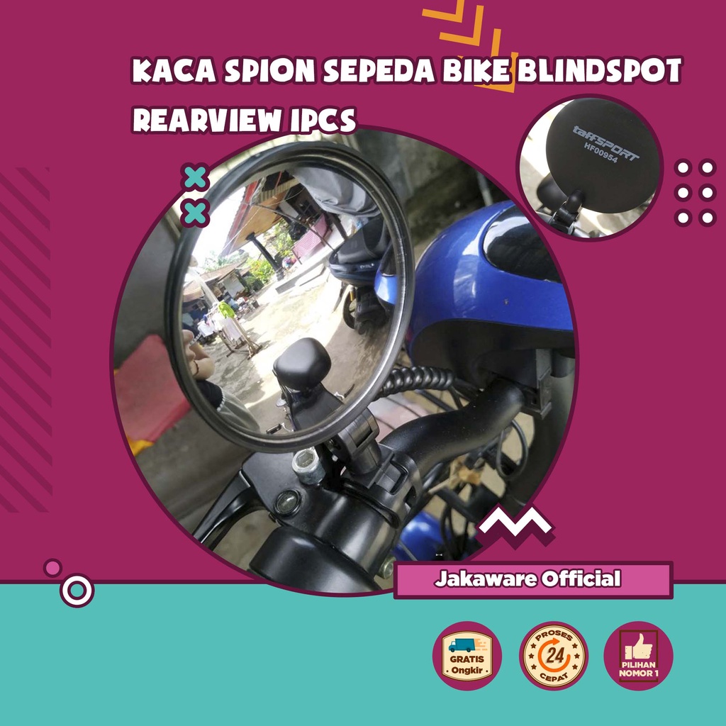 KACA SPION SEPEDA BIKE BLINDSPOT 1 PCS SEPEDAH GUNUNG MTB FEDERAL ROADBIKE BALAP LIPAT SELI GOWES PO