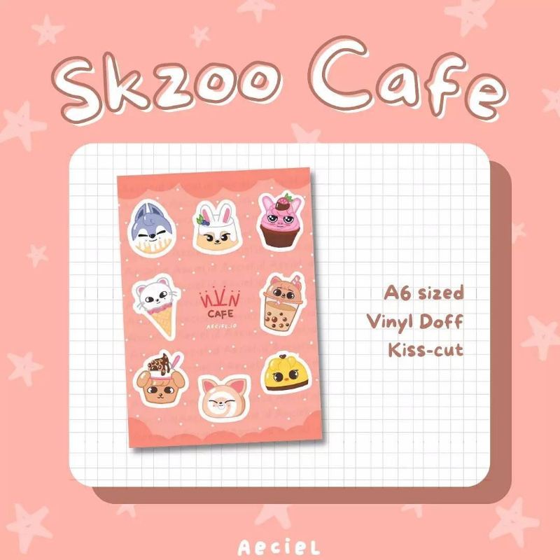 SKZoo Cafe Sticker | Aeciel