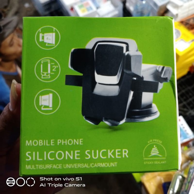 Holder HP Mobil / Holder Hp Motor Suction Cup Car Holder For Smartphone