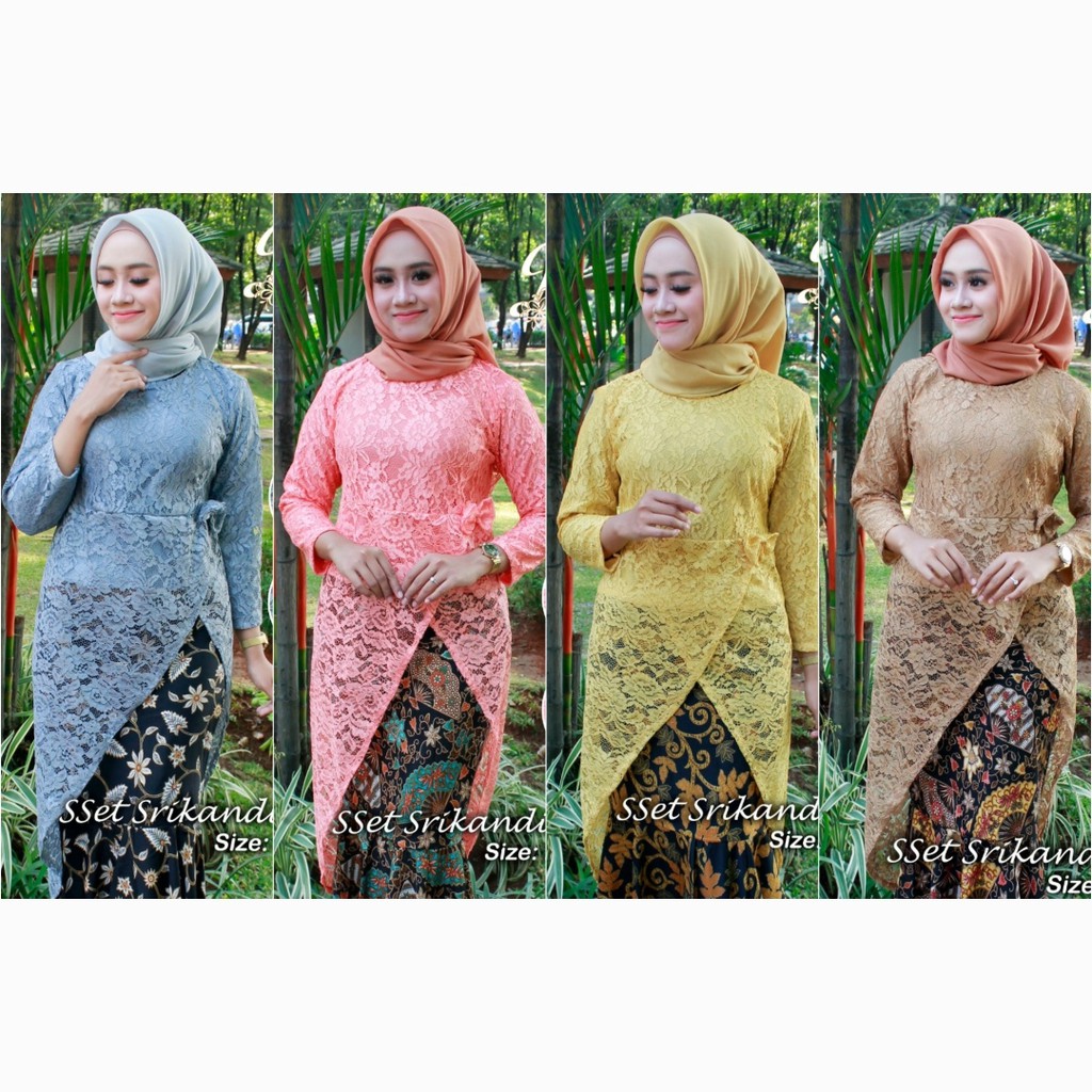 TERMURAH ATASAN KEBAYA SRIKANDI/KEBAYA BRUKAT/KEBAYA WISUDA/BAJU KEBAYA/KEBAYA MURAH/KEBAYA KONDANGA