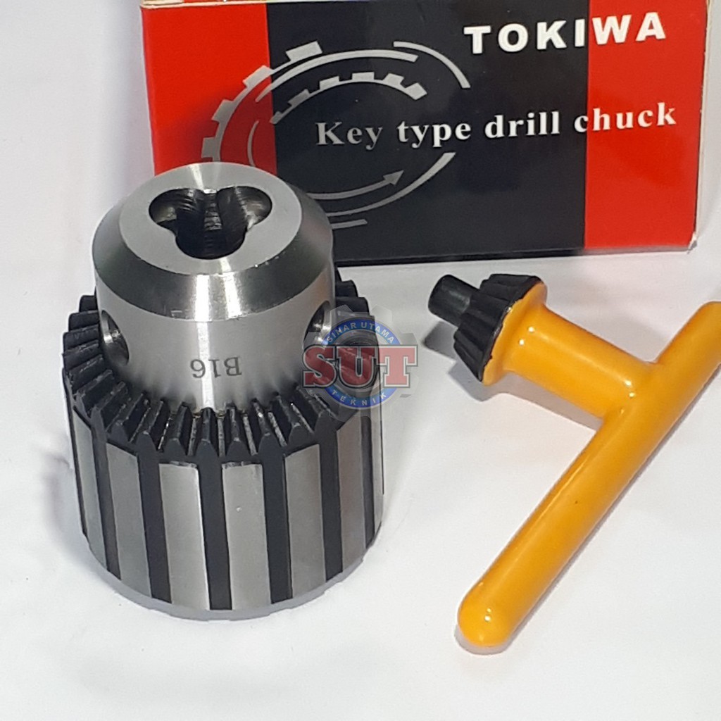 Drill chuck 13 & 16 mm kepala bor Kepala Mesin bor chuck drill Hower kepala mesin bor