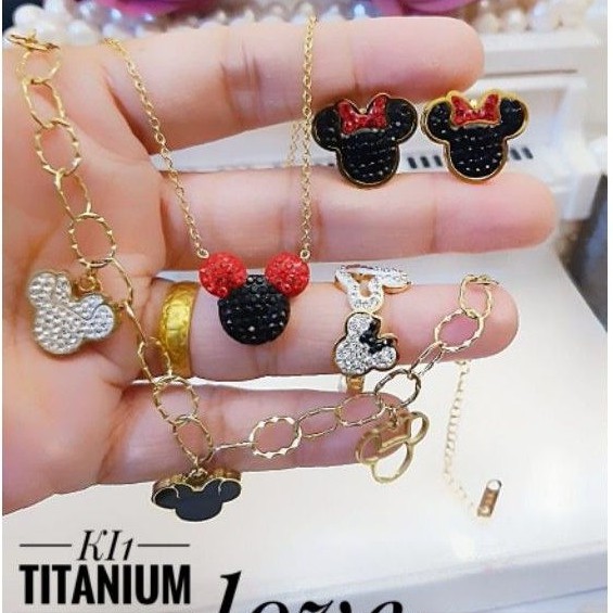 Titanium set perhiasan 1397