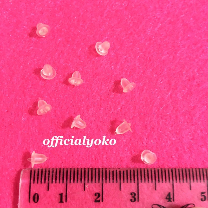 Penutup Anting / Pelindung Anting agar tidak nyenyek isi 10pcs