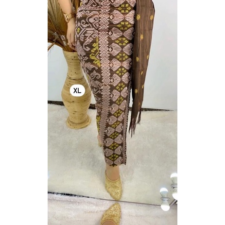 Kamen Jadi bordir set selendang