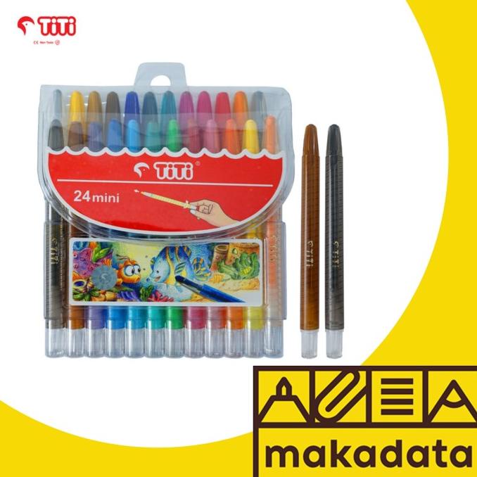 

Produk Terbaik] CRAYON | OIL PASTEL TITI PUTAR / TWIST MINI ISI 24 WARNA MURAH