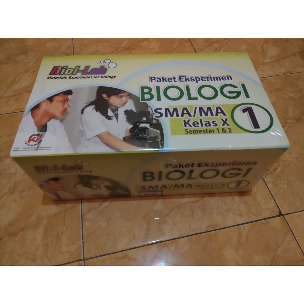 Paket Eksperimen Biologi Kelas X Shopee Indonesia