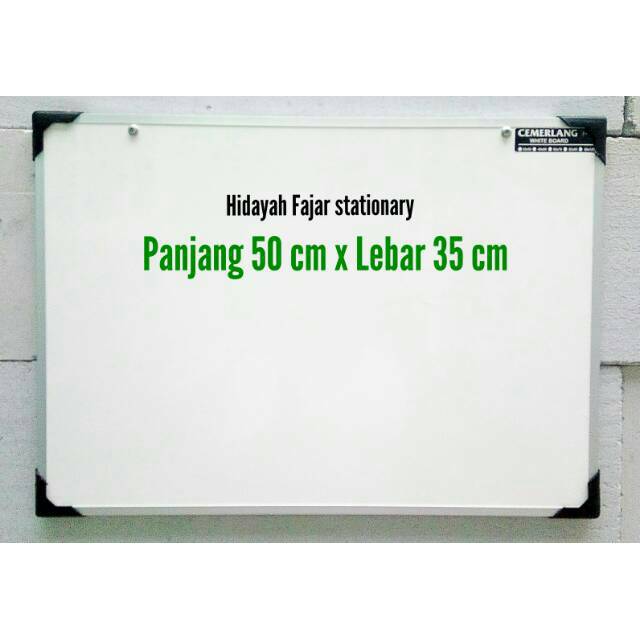 

Papan tulis - whiteboard 50 x 35