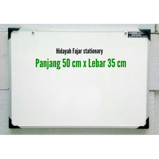 Papan tulis - whiteboard 50 x 35