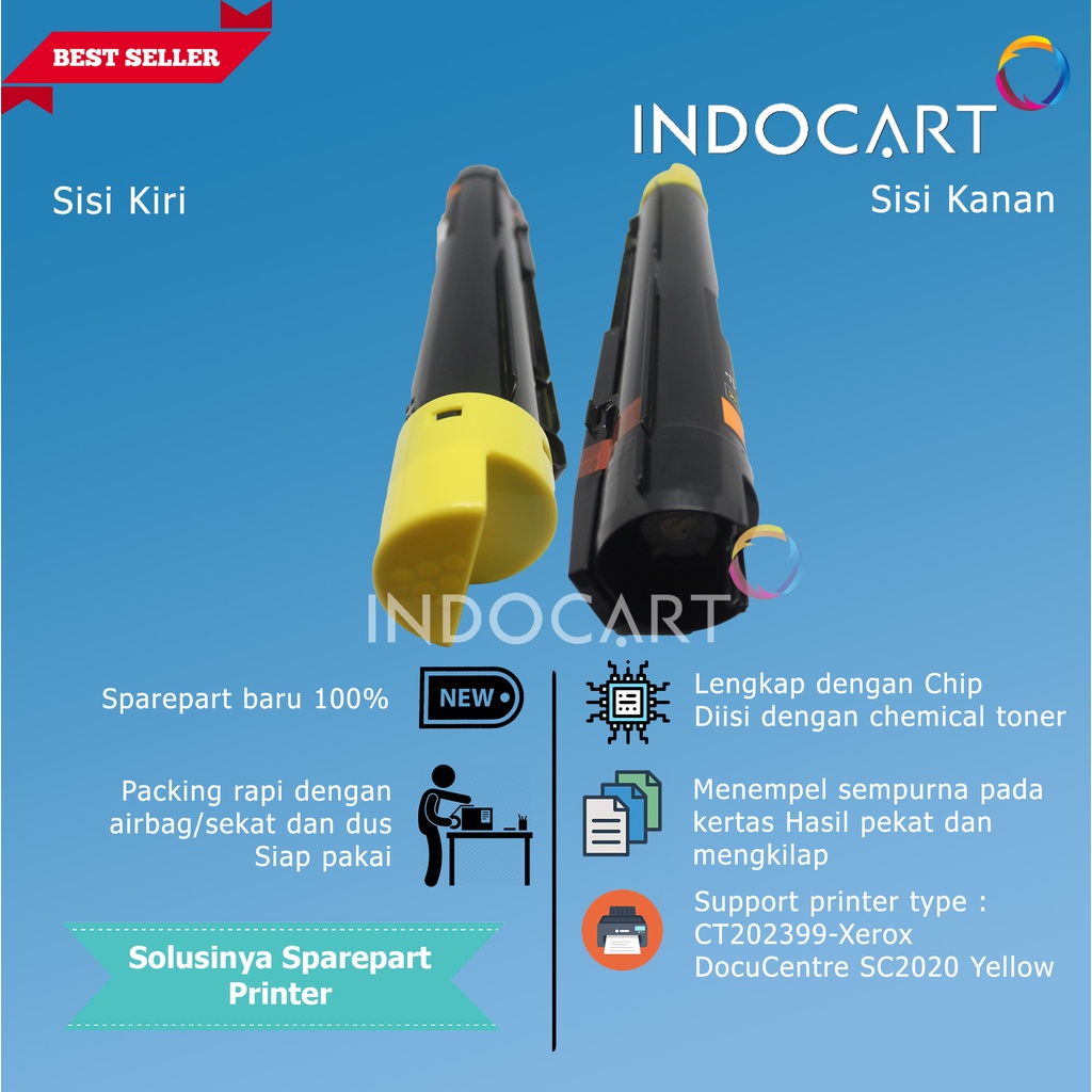 Toner Cartridge Compatible CT202399-Xerox DocuCentre SC2020-Yellow