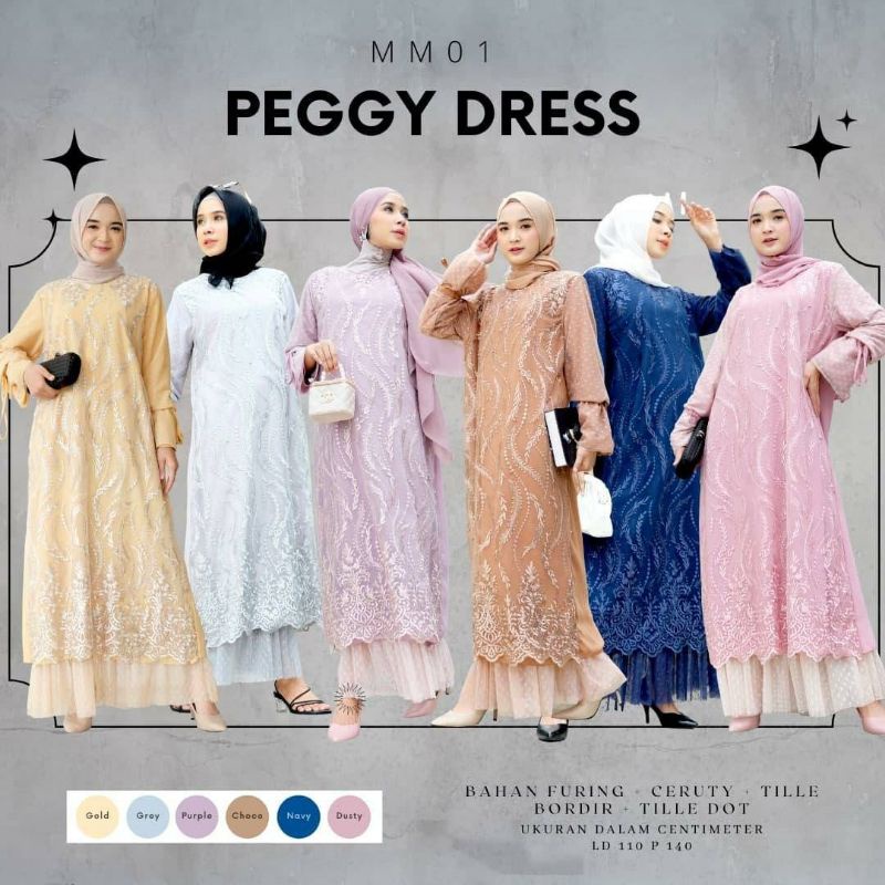 PEGGY TILLE DRESS