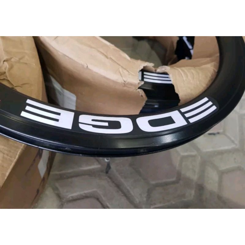 Rims Rim Velg Edge size 20 plus - 20 1 3per8 451 22inch Lubang 28H 28 hole lebar 4 cm bahan alloy cocok sepeda Mini velo seli folding bike lipat minion dll velg sepeda roda