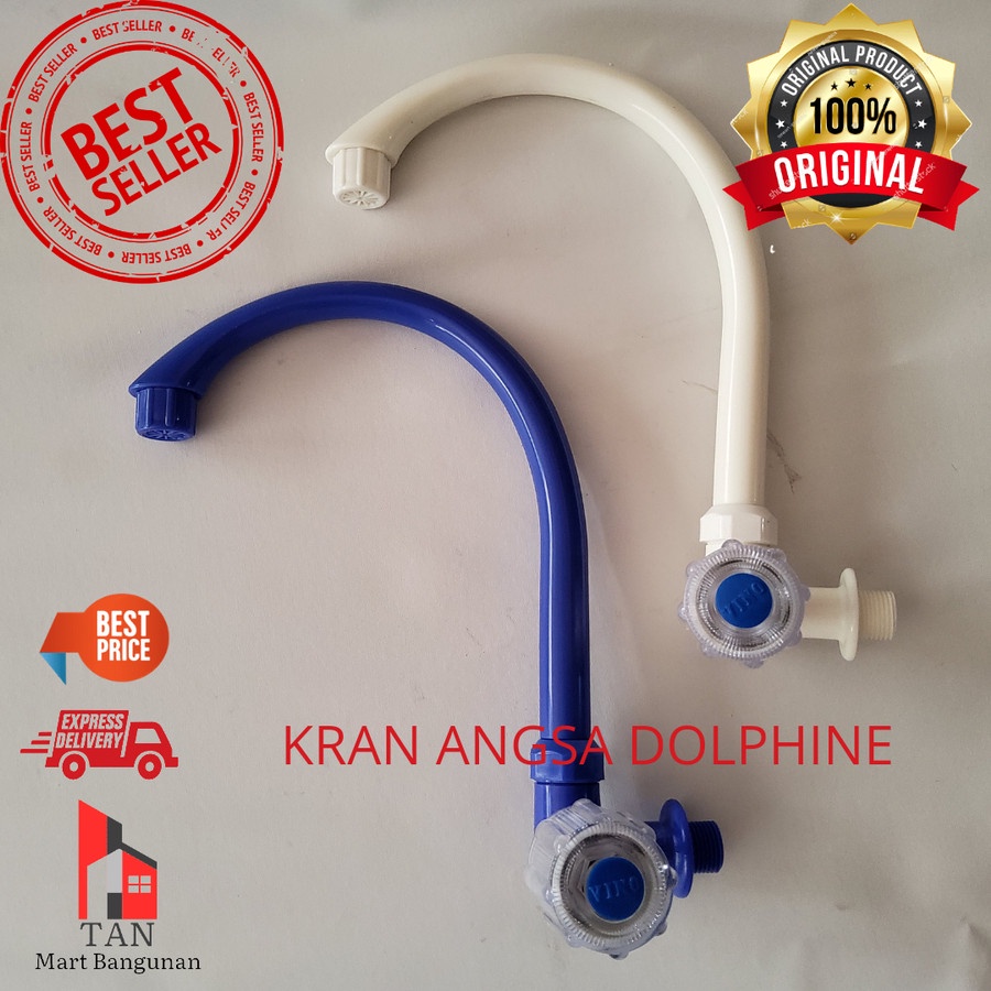 Kran Air Leher Angsa Cuci Piring Putar Pvc Plastik Warna Murah Bagus