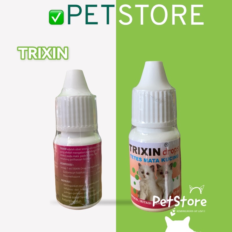 TRIXIN / MAX EYE Obat Tetes Mata Kucing Anjing