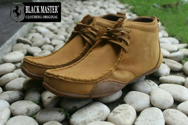 (COD) DISC 50% SEPATU SEMI BOOT KULIT ASLI BLACKMASTER DICKOV ORIGINAL HANDMADE