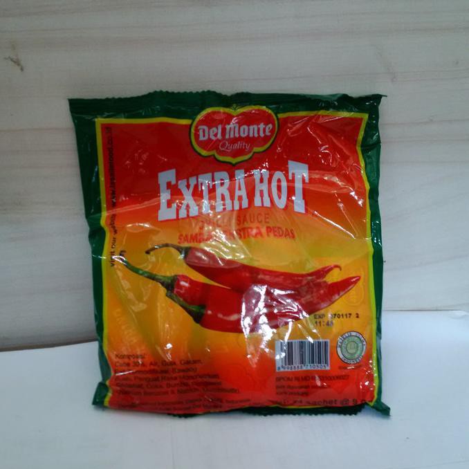 

Dijual 1 Dus - Saus Sachet Delmonte - Saus Sambal Sachet Extra Hot - 20 Pack Terlaris