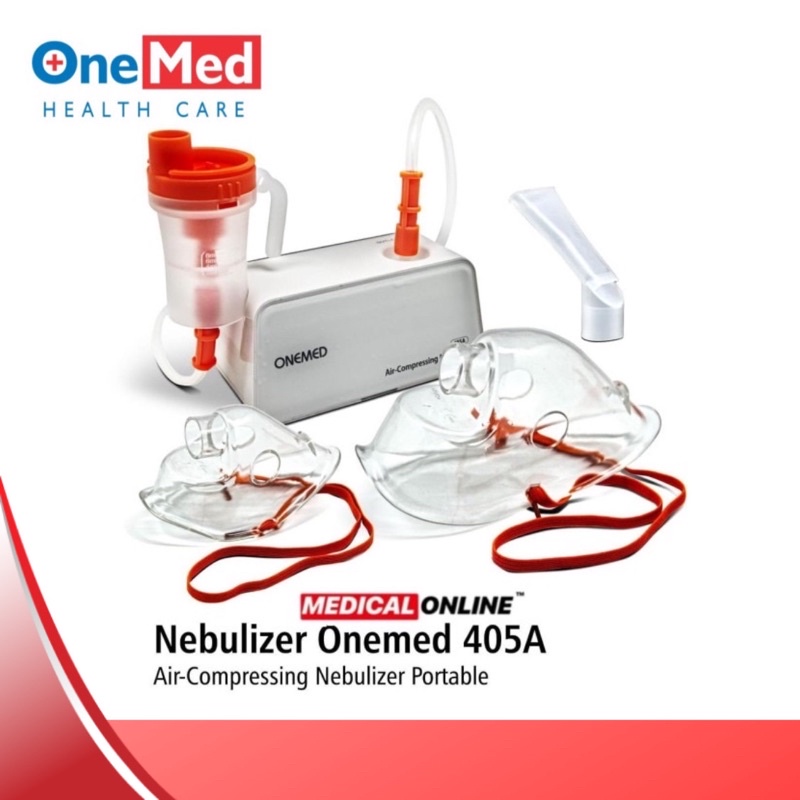 NEBULIZER ONEMED 405A 403C COMPRESSOR ALAT UAP NAFAS MEDICAL ONLINE MEDICALONLINE