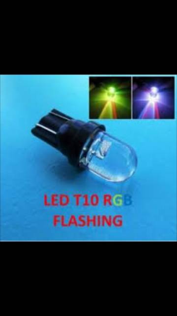 Lampu sen colo RGb 7 warna sen colok 7 warna t10