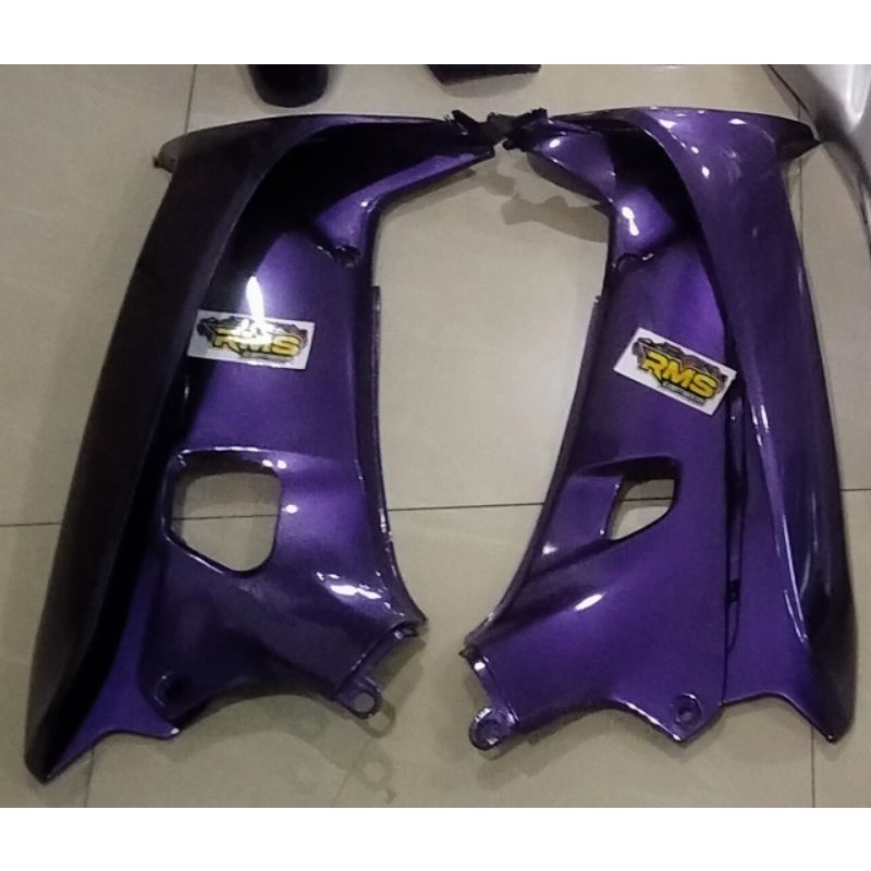 cover sayap luar dalam astrea honda supra x lama warna biru ungu merek abs