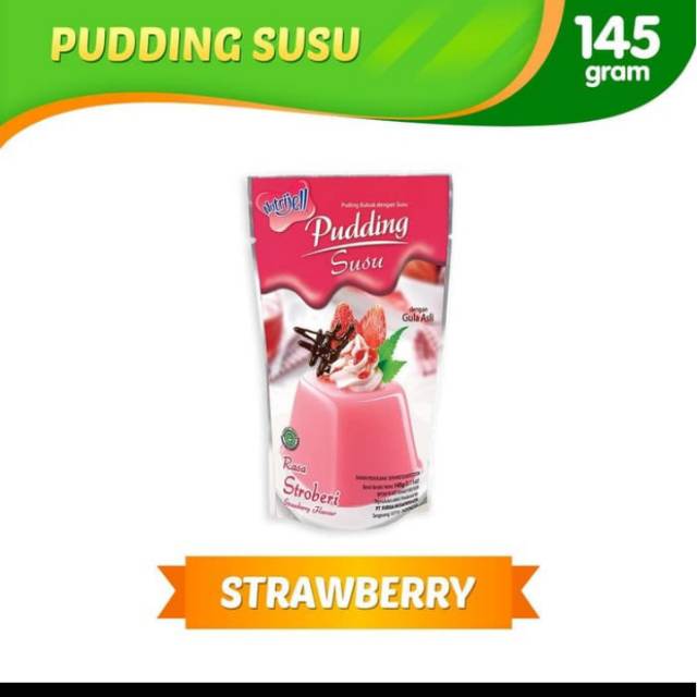 

Nutrijell puding susu rasa strawberry 145 gr