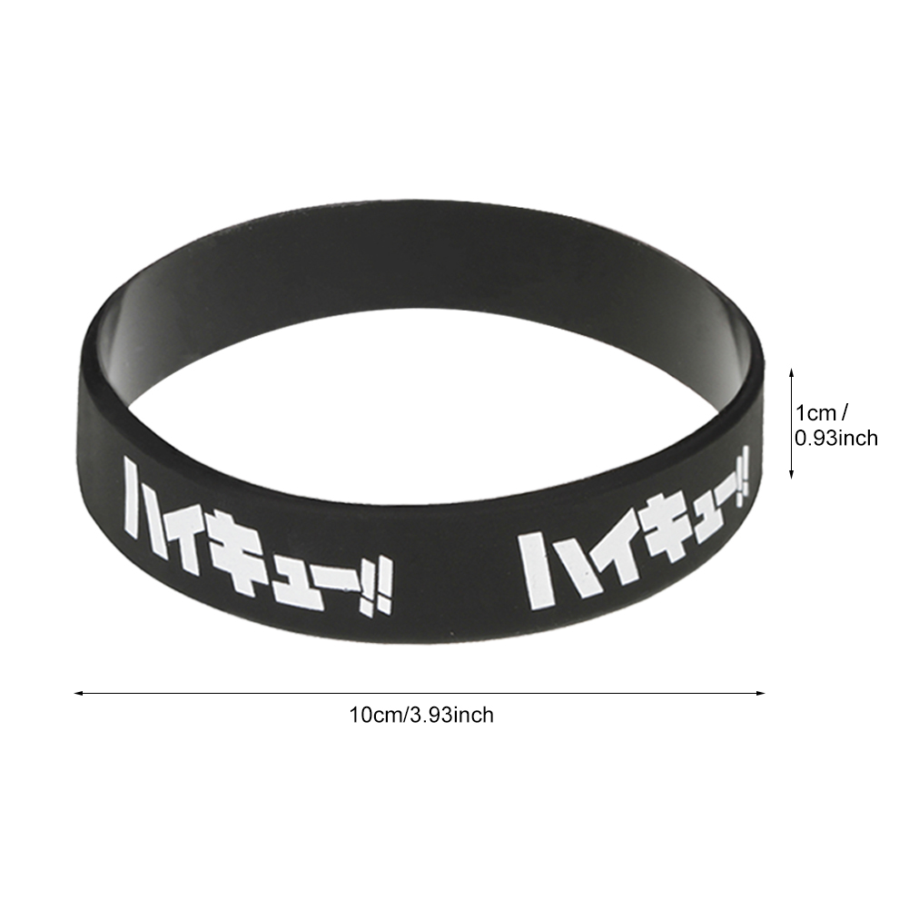 2Pcs Anime Haikyuu!! Bracelet Punk Style Braided Leather Bracelet Unisex