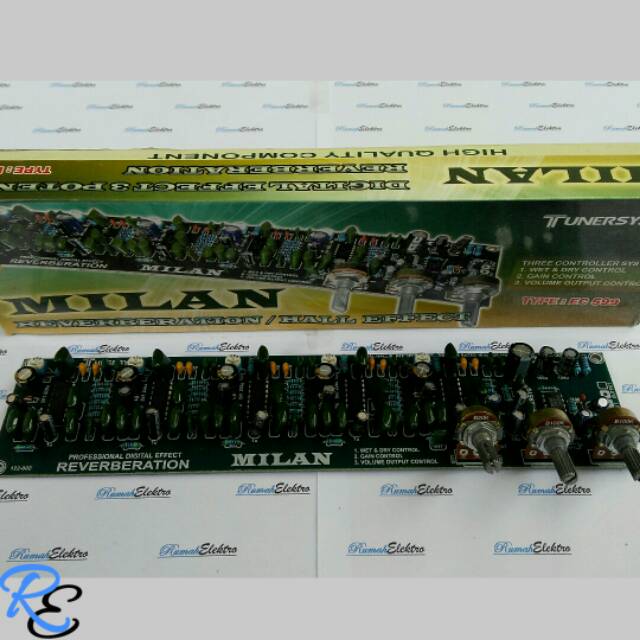 Kit Reverb 3 Potensio 5 IC Hall Effect