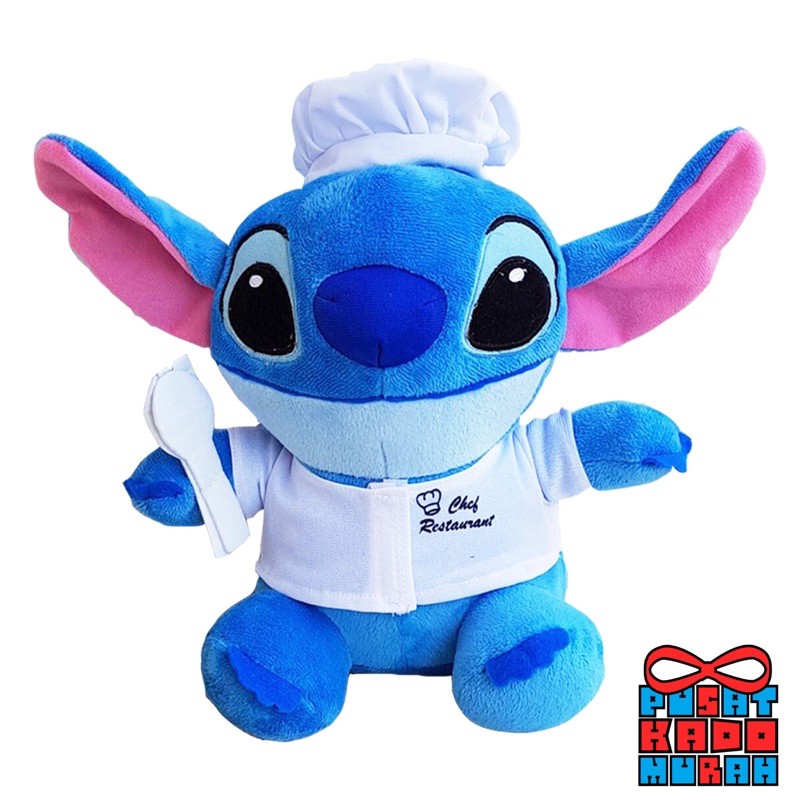 Boneka Stitch Koki / Chef