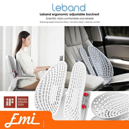 Leband Sandaran Kursi Ergonomic Adjustable Back Support Dynamic Backrest