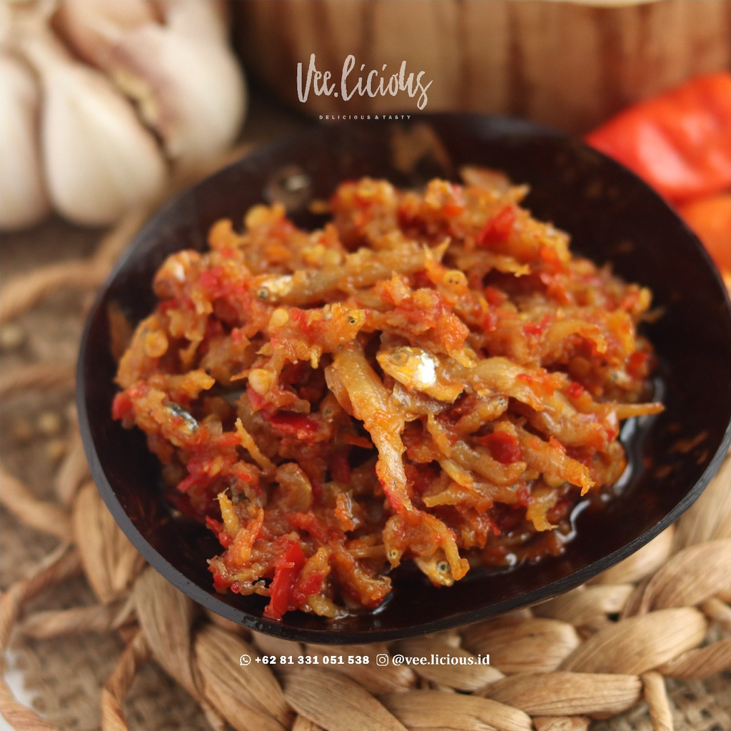 

Sambal Teri Medan Vee.licious - Kemasan 200 gr