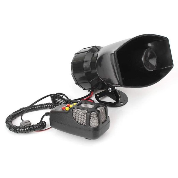 Horn Toa Megaphone Mic Sistem 7Tone Alarm Sirene Police Loadspeaker