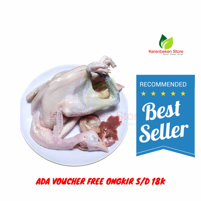 

ayam kampung per ekor 800gr FRESH