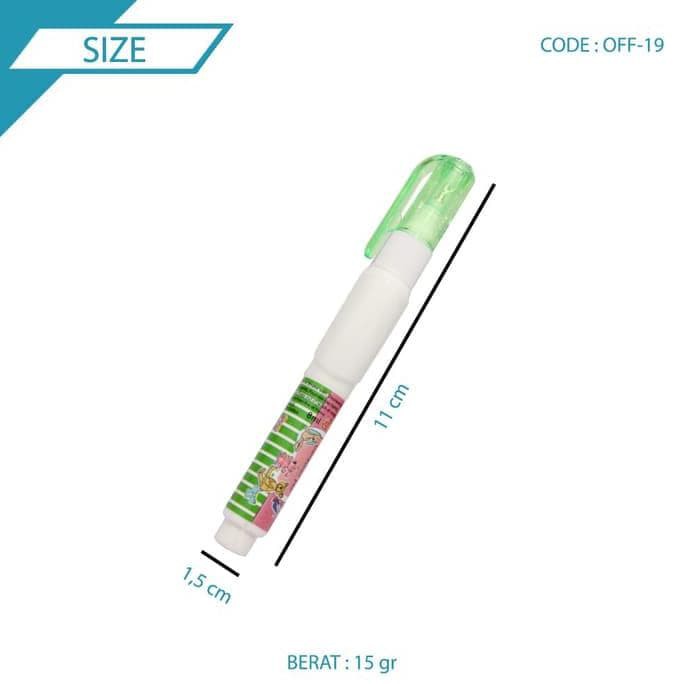 Tip Ex Cair White Shark Correction Pen Quick Dry