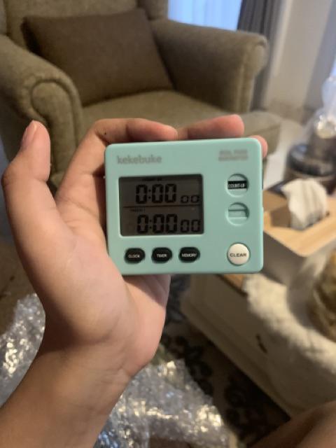 Sm Dual Study Timer Desk Stopwatch D-day Digital Time Clock Alarm Watch