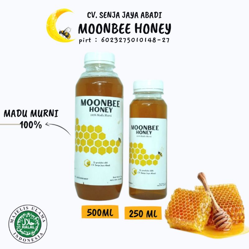 

Madu Murni 100% - Moonbee Honey GRADE A 250ml Natural (100% Pure Honey)