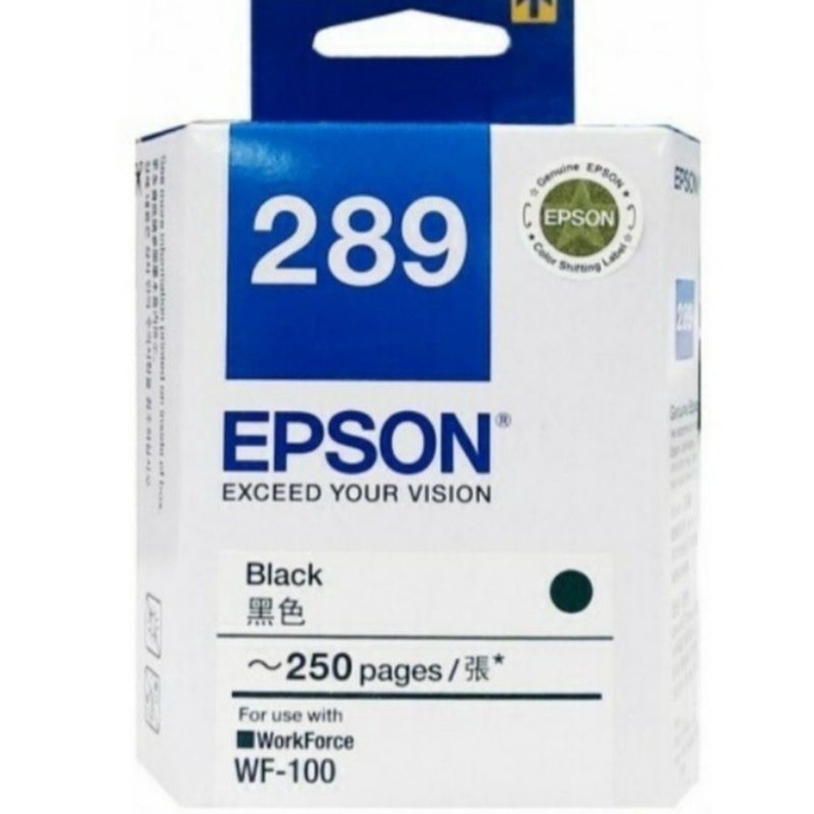 tinta epson 289 black original=printer epson workforce wf-100.