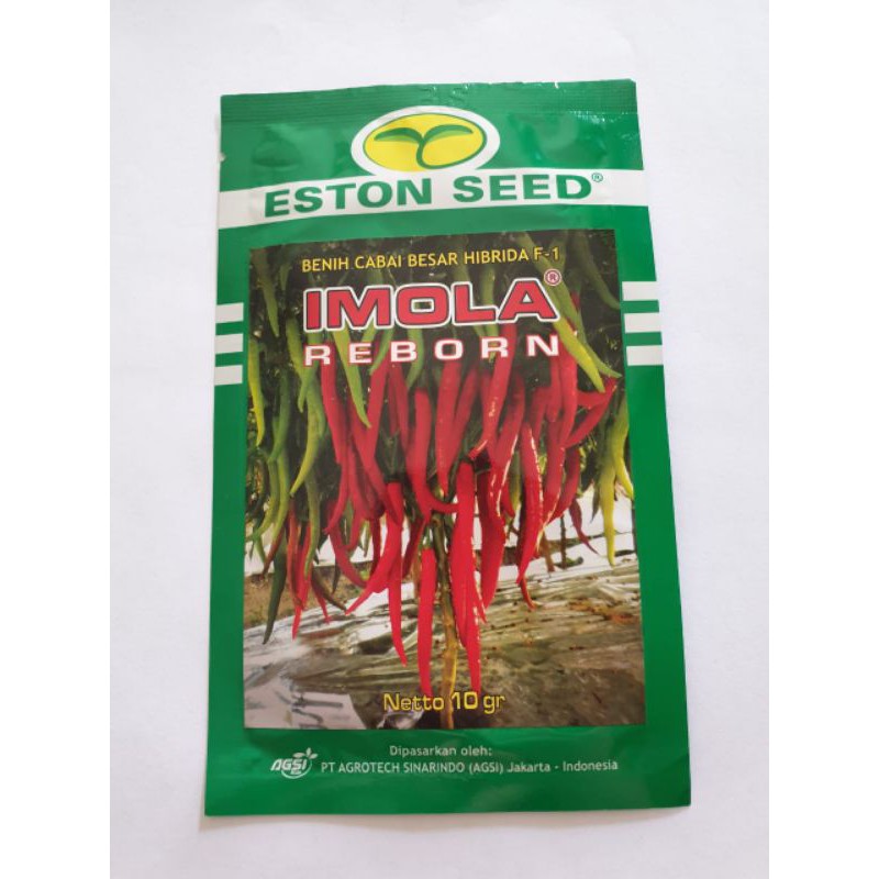 benih cabai besar hibrida imola REBORN berat 10 gram
