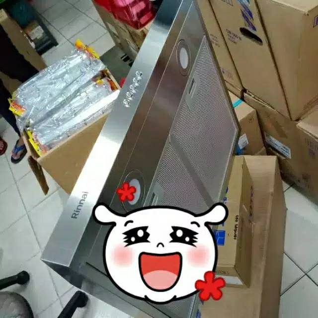 Cooker Hood Rinnai RH 126 SS Bagus / Cooker Hood Murah