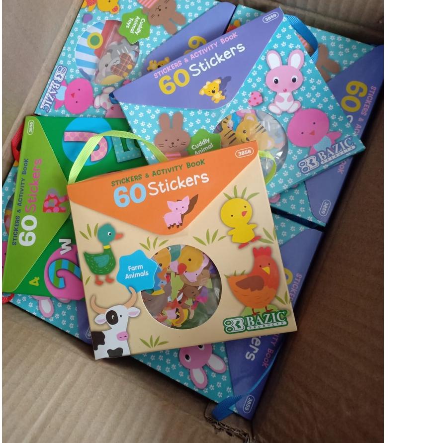

Best! Bazic 60 Stickers & Activity Book Stiker dan Buku Aktivitas Anak