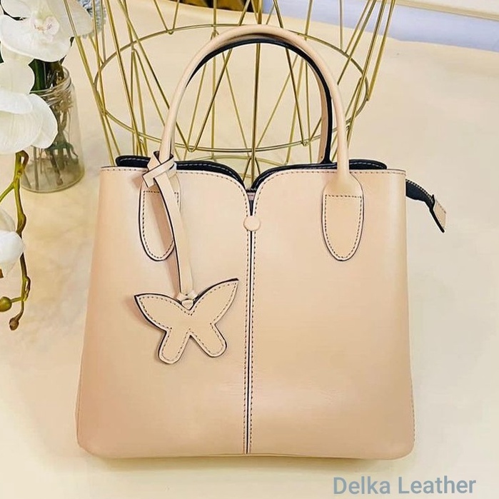 Tas Kulit Sapi Pull Up Asli DL188 Wanita/ Tas Papirut Asli Kulit Pull Up Sapi Garut/ Tas Tote Bag Ku