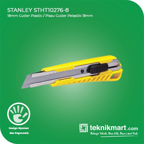 

Stanley Basic Snap Off Knife / Pisau Cutter 18mm STHT10276-8